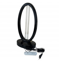 Светильник бактерицидный настольный с озоном 38 Вт 2G11 кварцевый УФ-лампа черный с пультом