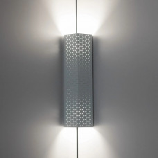 Светильник бра металлический белый с направленным светом под лампы Е27