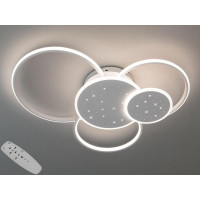 Світильник для дитячої з ефектом зоряного неба 100Вт білий, пульт, три кольори світла/димер