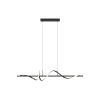 Світильник для кухні/студії підвісний led 4000K 40Вт 4300Лм чорний