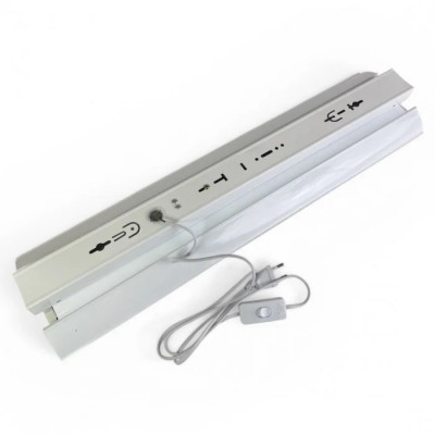 Фитосветильник для выращивания растений на 2 led лампы: 1×Т8 0,6м 8Вт Fito + 1×5000K 9W с кабелем 1.5м LED STORY