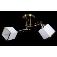 Світильник для зонального освітлення бронзовий каркас, скло E27