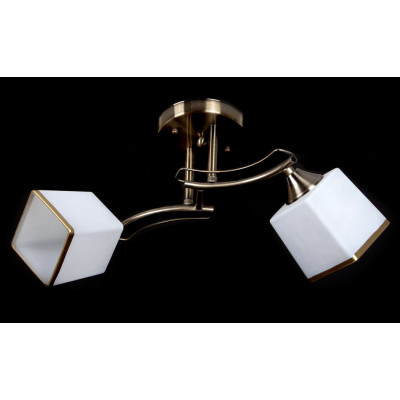 Світильник для зонального освітлення бронзовий каркас, скло E27