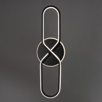 Світильник led для спальні 58Вт 3000/4100/6500К чорний з пультом