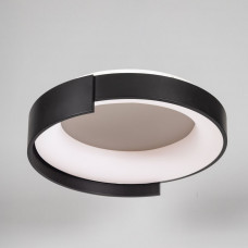 Світильник led хай-тек чорний каркас 116 Вт Ø48 см пульт ДУ з димером