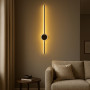 Светильник led на стену черный хай-тек 80см 64Вт 2700-6400К - фото №2