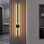 Светильник led на стену черный хай-тек 80см 64Вт 2700-6400К - фото №3