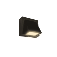 Світильник настінний фасадний компактний 4W тепле світло пластик IP54