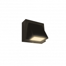 Світильник настінний фасадний компактний 4W тепле світло пластик IP54