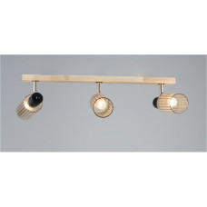 Светильник настенно-потолочный 3 лампы эрево/металл, E27