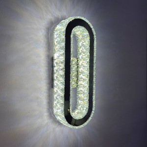 Світильник настінно-стельовий кришталь 50W тепле, нейтральне, холодне світло