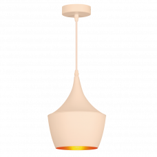 Світильник підвісний металік з декоративним золотом цоколь Е27