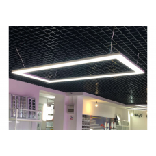 Світильник підвісний прямокутний led 270Вт 6000K 38900Лм 1000×2000 мм сірий