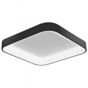 Светильник Smart LED черный 450×450×100 мм 50Вт с пультом д/у