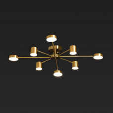 Светильник потолочный светодиодный на 8 модулей бронзовый 3000-6000К 96Вт IP20 с пультом