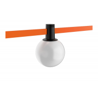 Светильник трековый 48V 7W 4000K черный угол 180° для зонального освещения