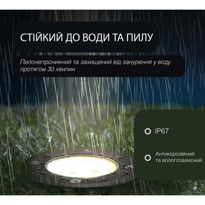 Світильник тротуарний вбудований цоколь GU10 35Вт IP67