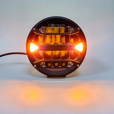 Светодиодная фара WL R-101 DLX 7" SP+DRL 90W 8100Lm OSR 6000K 9-32V IP68
