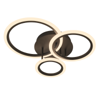 Світлодіодна люстра 45Вт 3000-6500K 3000Лм для дому та офісу з пультом управління