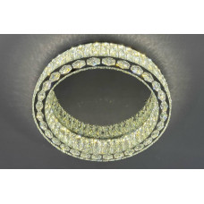 Светодиодная люстра хрустальная припотолочная 3400-6000К 100Вт IP20 с пультом