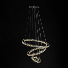 Світлодіодна люстра підвісна "кришталева" з пультом 116Вт IP20  