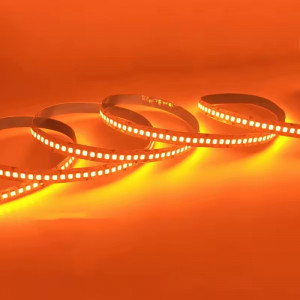 Светодиодная лента 12 вольт smd2835 IP20 оранжевая 120 LED/м 10Вт/м, бобина...