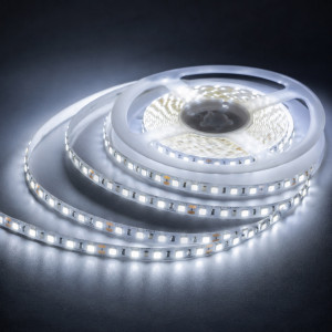 Led лента SMD2835 120д.м. 24V IP20 16W 1600Lm 6200К холодный белый, бобина 5м (цена 1м)