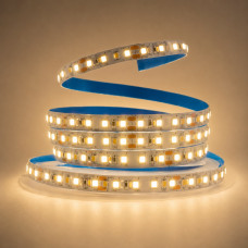 Светодиодная лента 48V SMD 2835 22Вт/м 1500 Лм/м теплый белый, 5 метров (це...