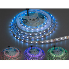 Світлодіодна стрічка RGB SMD 5050 12V 60 д.м. 8Вт 800лм IP20 високоефективн...