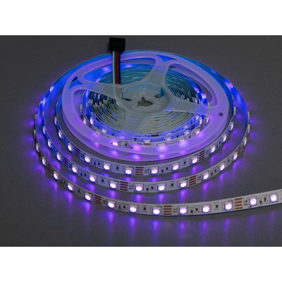 Светодиодная лента RGB SMD 5050 12V 60 д.м. 8Вт 800лм IP20 высокоэффективная (цена 1м)