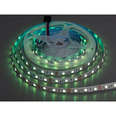 Светодиодная лента RGB SMD 5050 12V 60 д.м. 8Вт 800лм IP20 высокоэффективная (цена 1м)