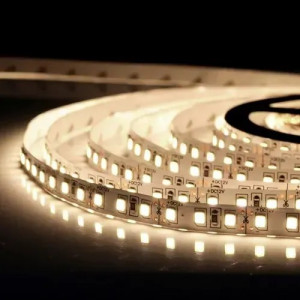 Світлодіодна стрічка SMD2835 12V 120 д.м. IP20 915Lm 4000-4500К нейтральний білий бобіна 50м (ціна 1м)															