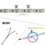 Светодиодная лента SMD2835 12V 120 д.м. IP20 915Lm 4000-4500К нейтральный белый бобина 50м (цена 1м)														 - фото №2