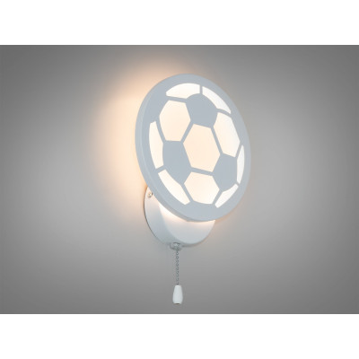 Светодиодное бра 17Вт белое футбольный мяч с тремя режимами света