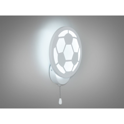 Светодиодное бра 17Вт белое футбольный мяч с тремя режимами света