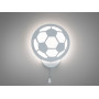 Светодиодное бра 17Вт белое футбольный мяч с тремя режимами света - фото №1