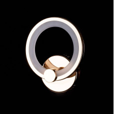 Світлодіодне бра глянцеве золоте 18Вт три режими світла