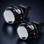 Светодиодные BiLED линзы SoKill SK-6R 3.0" 55/65W 6000K ближний/дальний свет, комплект 2шт. - фото №1