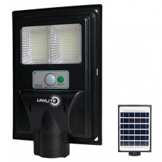 Светодиодный уличный светильник UNILITE 30W 6500K IP66 на солнечной батарее