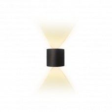 Светодиодный фасадный светильник 2Вт 3000K черный IP54