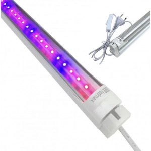 Світильник 60см з біколорною фітолампою (4 червоні, 2 сині) 8 Вт для квітів і рослин + кабель 1м