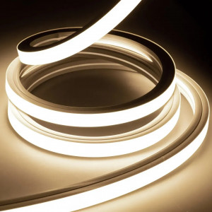 Світлодіодний неон 12V 6*12мм 4000К 5 метрів гнучкий IP65 з блоком живлення 3А