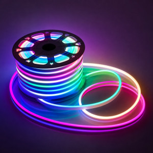 Світлодіодний неон 12В SMD 2835 8Вт/м 108 д.м. IP68 8/16мм RGB (ціна 1 м)