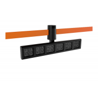 Светодиодный трековый светильник 48V 12W 4000K черный CRI90 для гибких треков