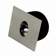 Светильник для подсветки лестницы 3W светодиодный 86Lm 4000K нейтральный белый Хром