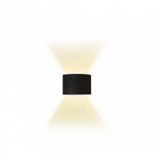 Фасадный светильник 4Вт LED 3000K черный IP54 теплый свет