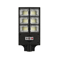 Уличный led фонарь на солнечной батарее 30W IP65 6400К с датчиком движения ...