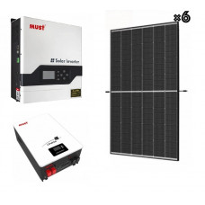 Зарядні станції 3600Вт із сонячними панелями 6×445Вт + гібридний інвертор (...