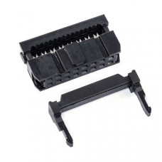 Разъем IDC16 на шлейф 16 pin (16 контактов (2x8), цена 1 шт)