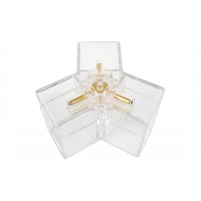 З'єднувач Y-подібний 120° для led світильників прозорий 